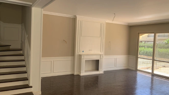 modern villa reception